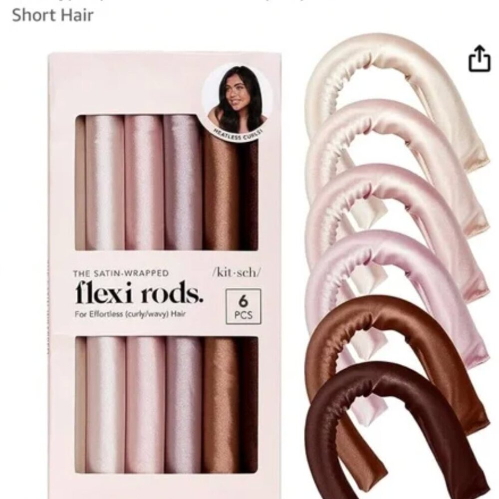 Kitsch satin wrapped flexi rods
